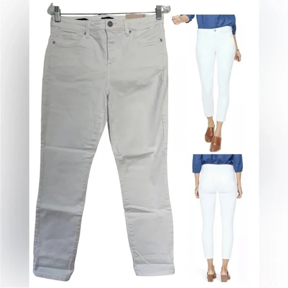 NYDJ Women's Crisp White Ankle Jeans - Picture 3 of 8